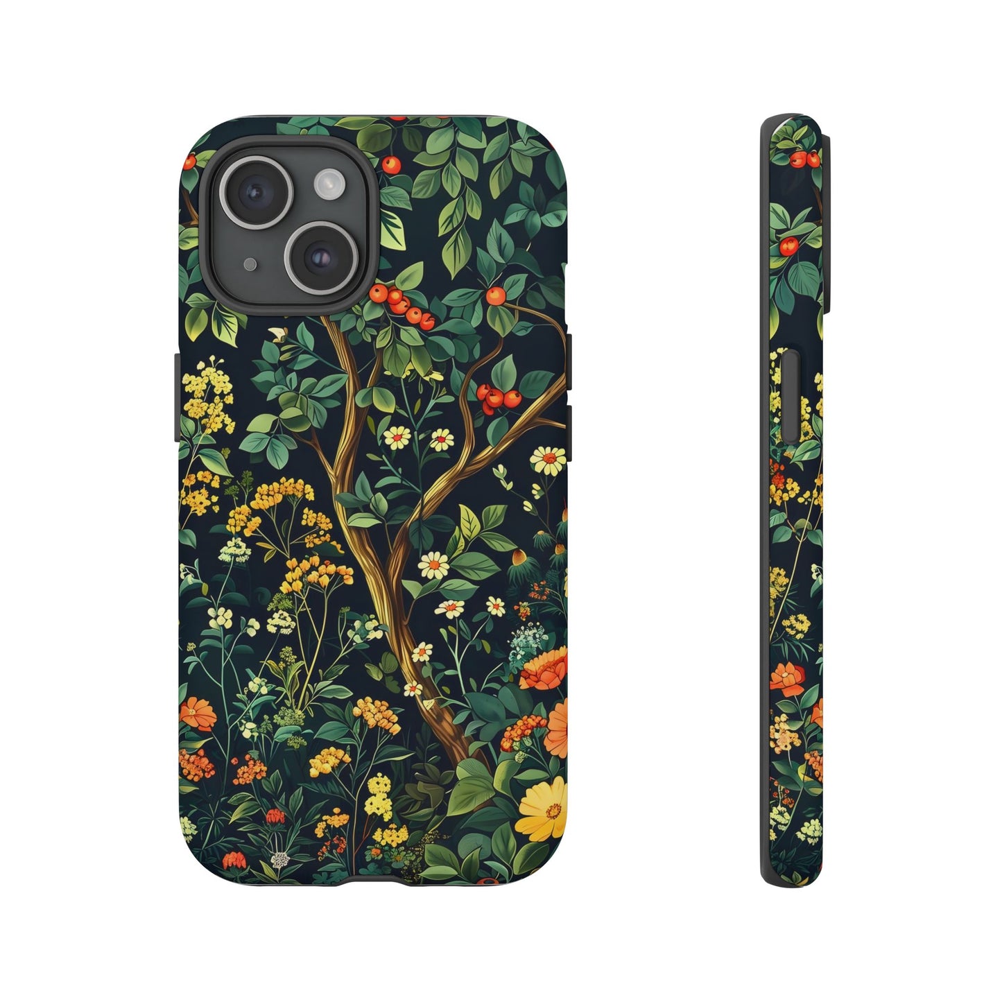 Floral Phone Case - Tough Cases, Colorful Nature Design, Gift for Flower Lovers, Phone Accessory, Unique Cell Phone Cover