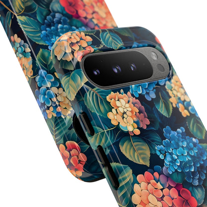 Floral Phone Case, Stylish Tough Case for Gardener Gift, Flower Lover Accessory, Pretty Floral Design, Protective Case