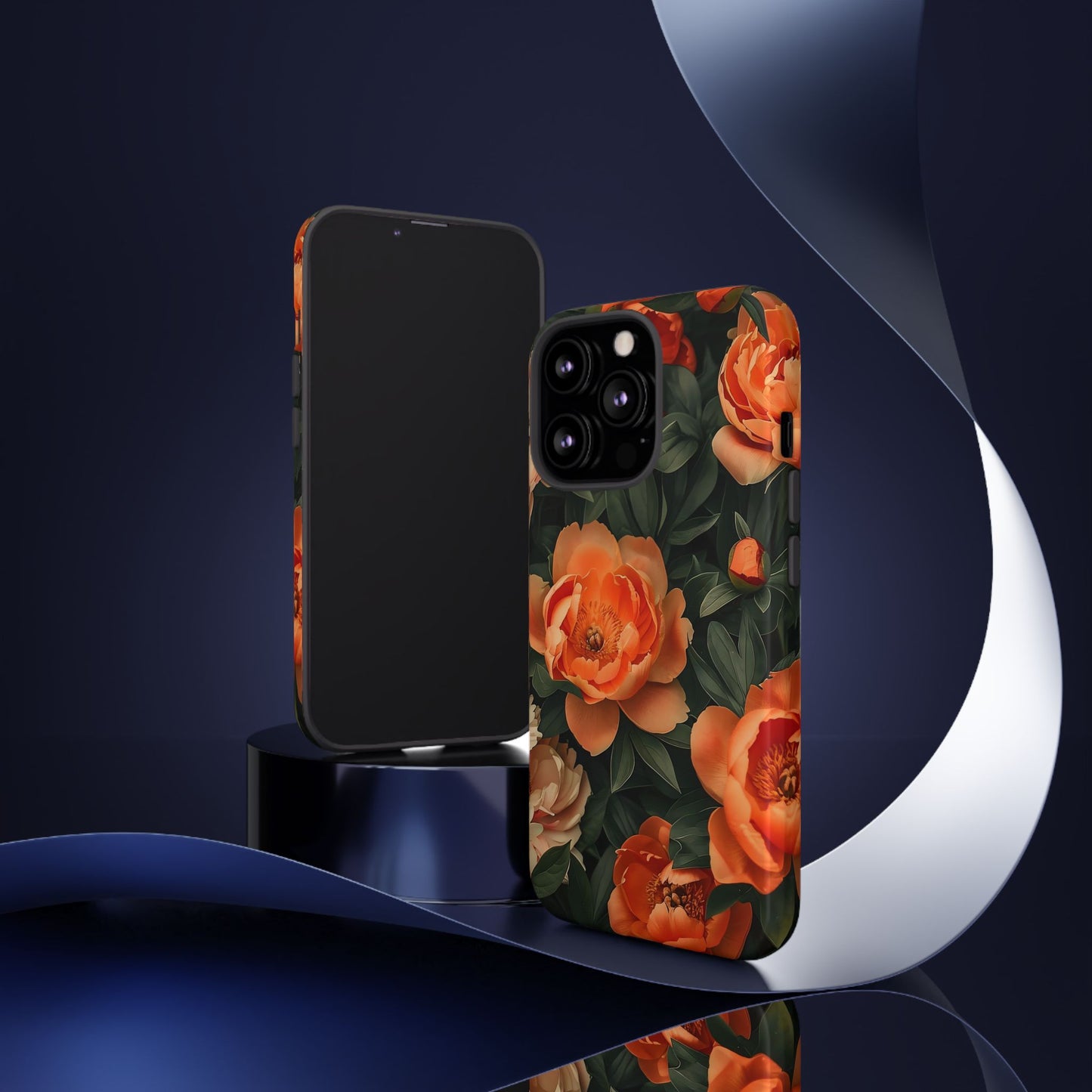 Stylish Floral Phone Case, Tough Cases, Floral Phone Cover, Gift for Her, Spring Accessories, Mother's Day, Phone Protection