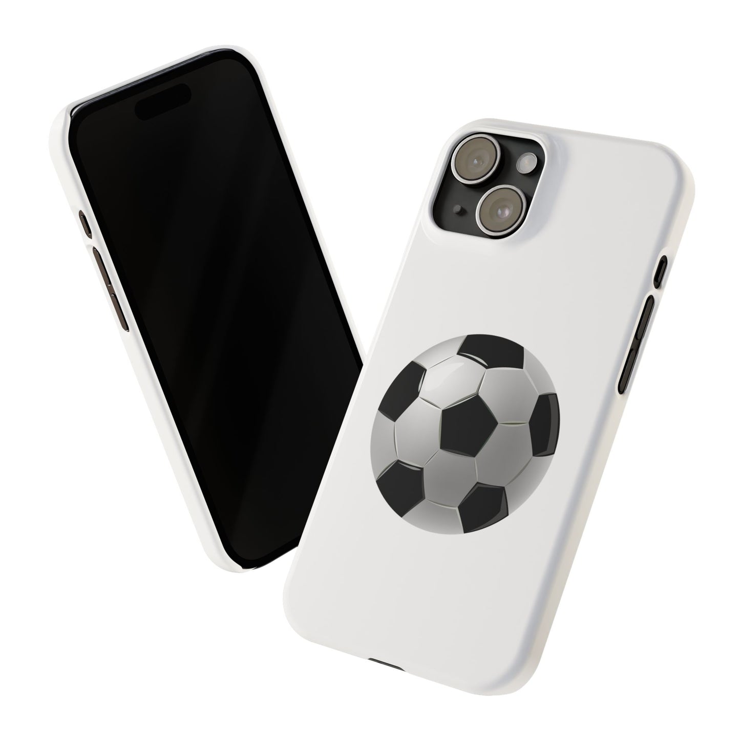 Soccer Ball Slim Phone Cases - Perfect for Sports Lovers, Gift for Athletes, Birthday Present, Stylish Accessories, Phone Protection