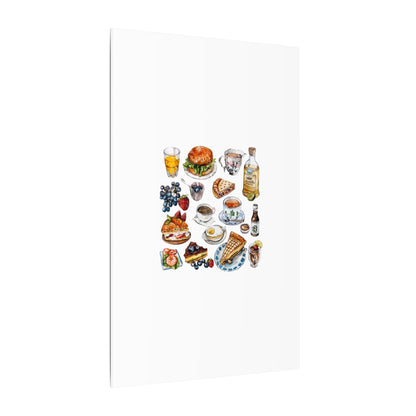 Breakfast Feast Canvas Print, Food Art, Kitchen Decor, Gifting for Food Lovers, Brunch Vibes, Wall Art