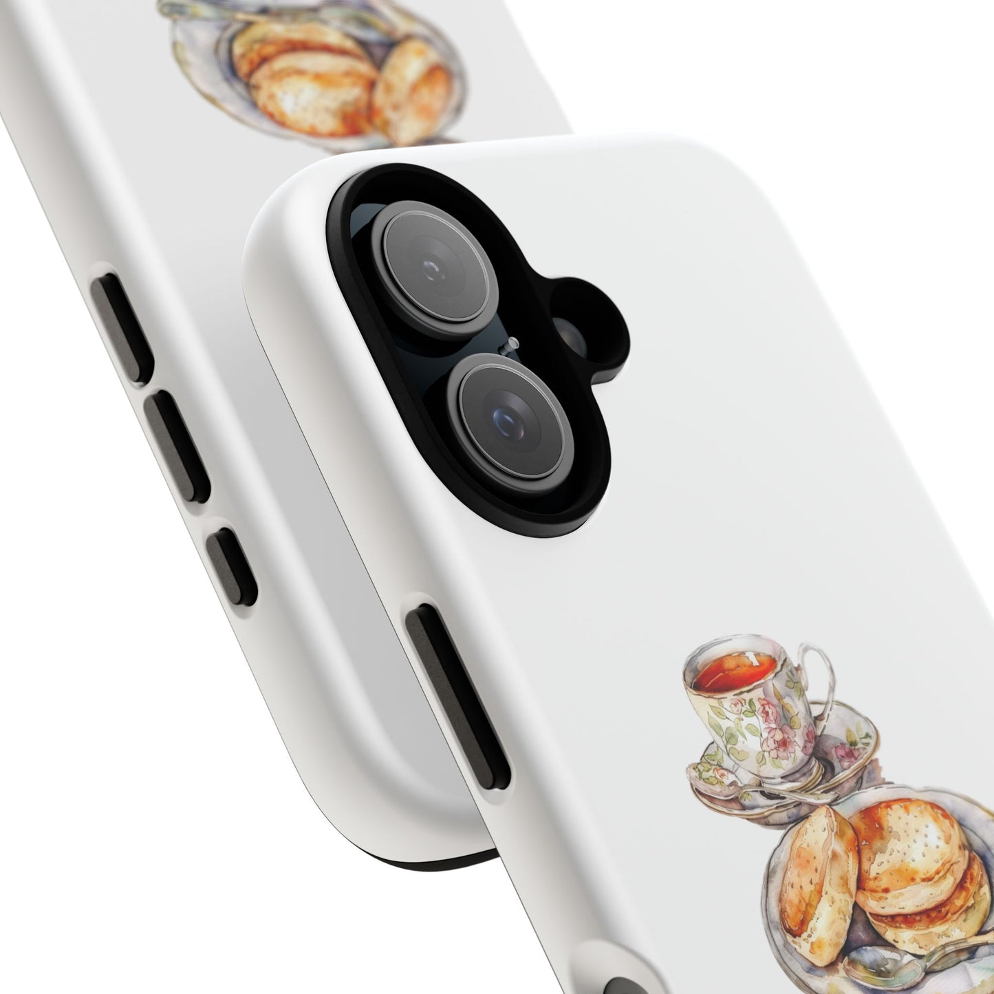 Elegant Tea & Cookies Phone Case - Tough Cases for Tea Lovers