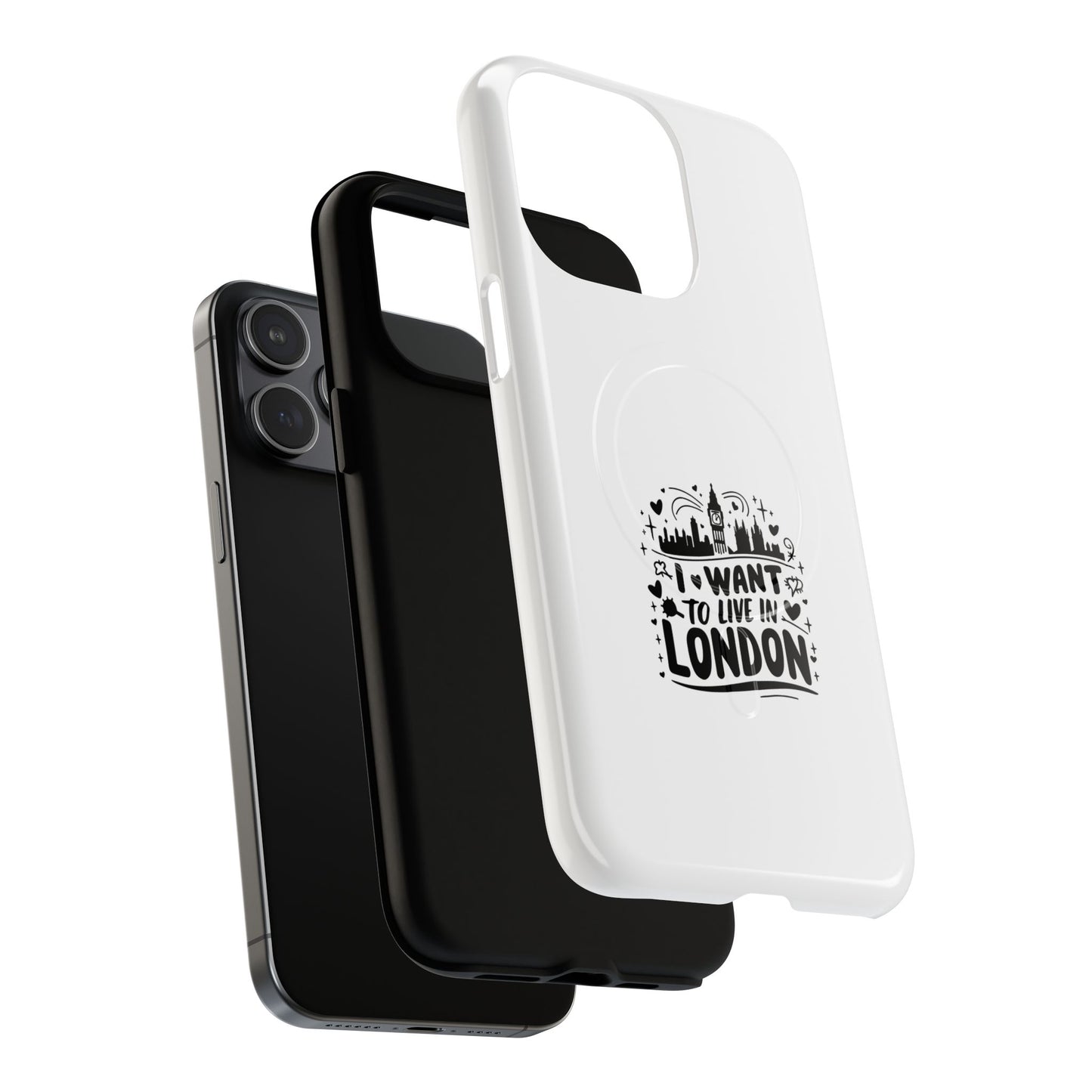 London Dream Tough Magnetic Phone Case, Chic Phone Cover, Ideal Gift for London Lovers, Functional Phone Accessory, Stylish Tech Gear