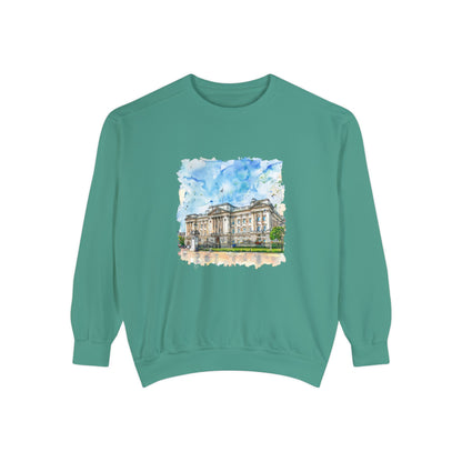 Unisex Garment-Dyed Sweatshirt Lightweight - British Nature Scenic Landscapes