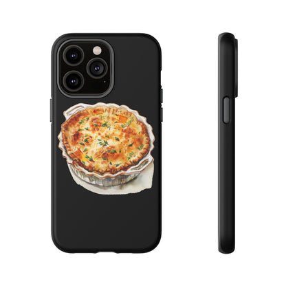 Quiche Phone Case - Funky Kitchen Decor, Foodie Gift, Chef Accessories, Culinary Art, Quirky Phone Cover