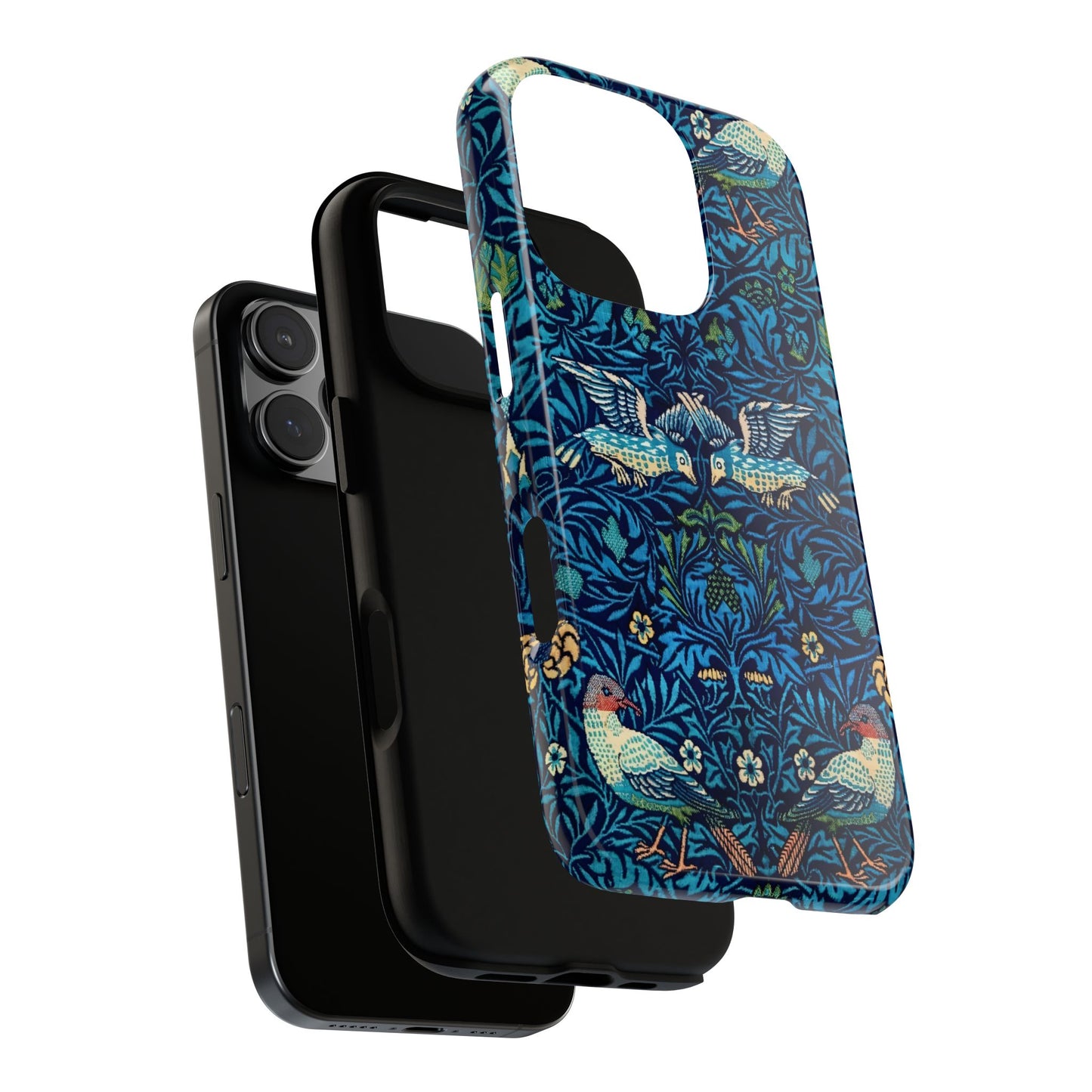 Elegant Bird Pattern Phone Case | Nature Lover Gift, Stylish Mobile Cover, Floral Design, Eco-Friendly, Unique Cell Phone Protector