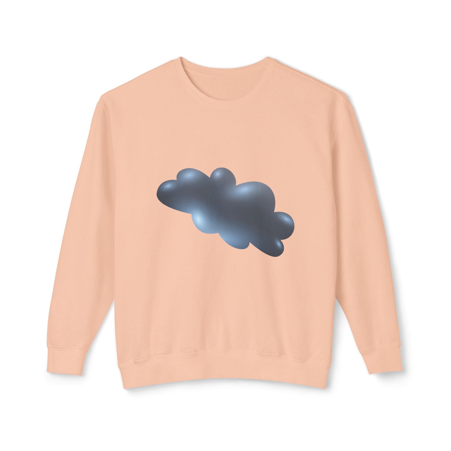 Unisex Lightweight Crewneck Sweatshirt - Serene Cloudscape Dreamy Cloud Design