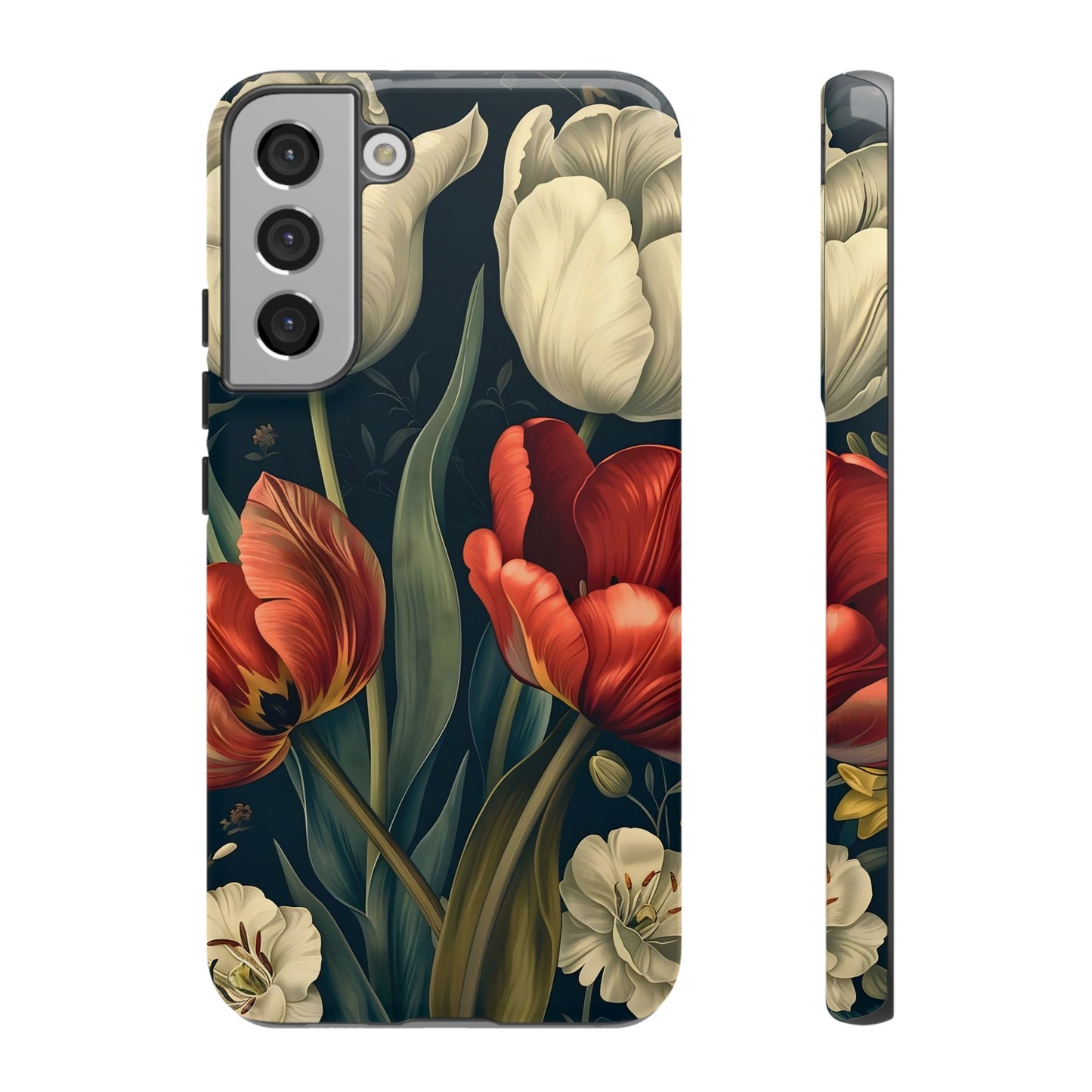 White Flower Tough Cases