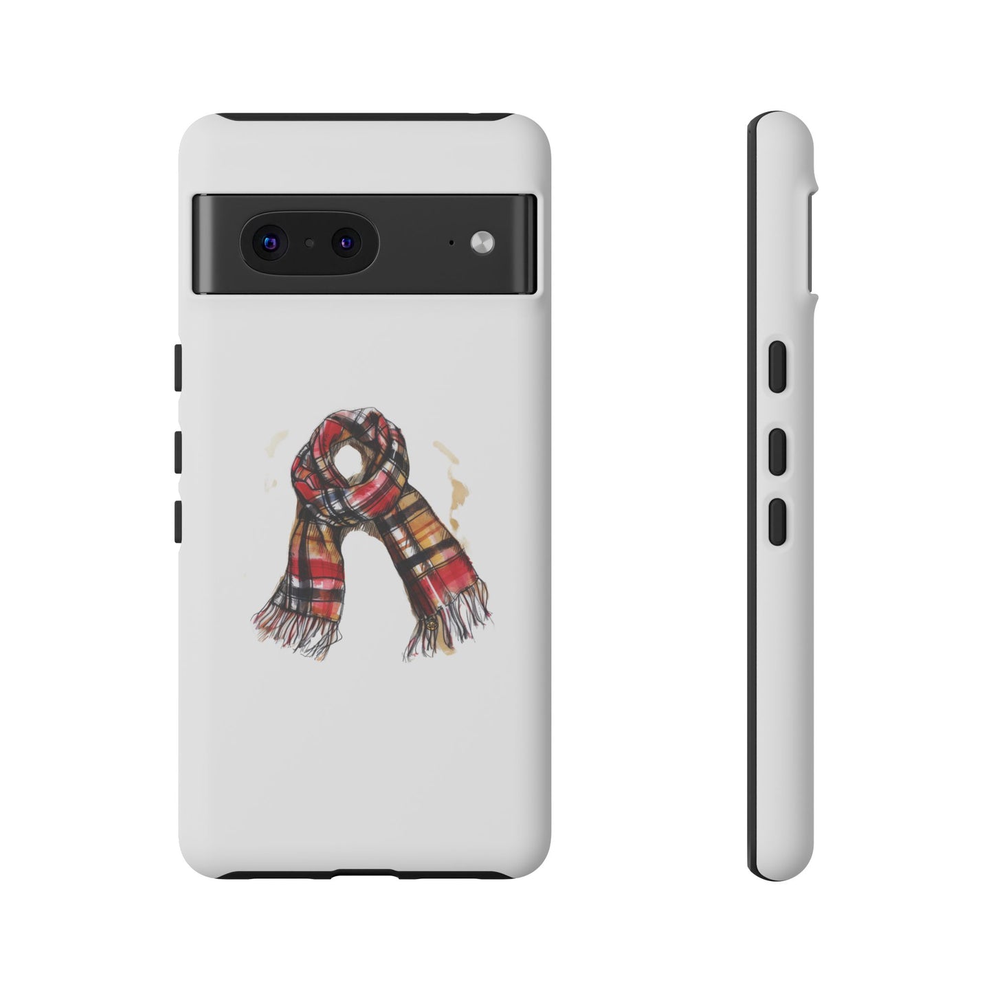 Stylish Phone Case with Cozy Scarf Design