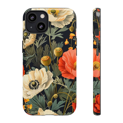Floral Phone Case - Tough Cases with Vibrant Garden Design, Phone Accessory, Gift for Her, Spring Style, Nature Lover