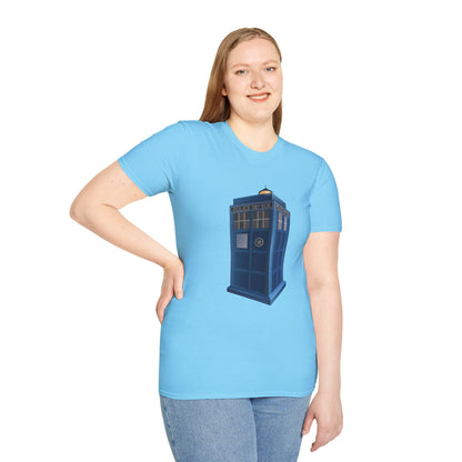 Unisex Softstyle T-Shirt - British Police Public Call Box - Iconic TARDIS