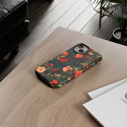 Floral Phone Case - Elegant Floral Design, Tough Protective Case, Perfect Gift for Her, Trendy Phone Accessories, Mother’s Day, Birthday
