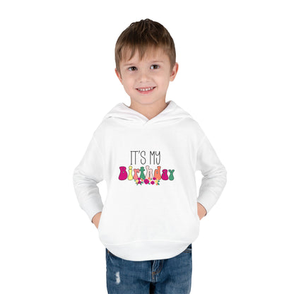 Toddler Birthday Fleece Hoodie - Cute Pullover for Celebrating Special Days
