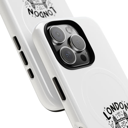 London-Inspired Tough Magnetic Cases | Perfect for Travelers, Gift for Friends, Unique Phone Protection, London Souvenirs, Travel Gifts