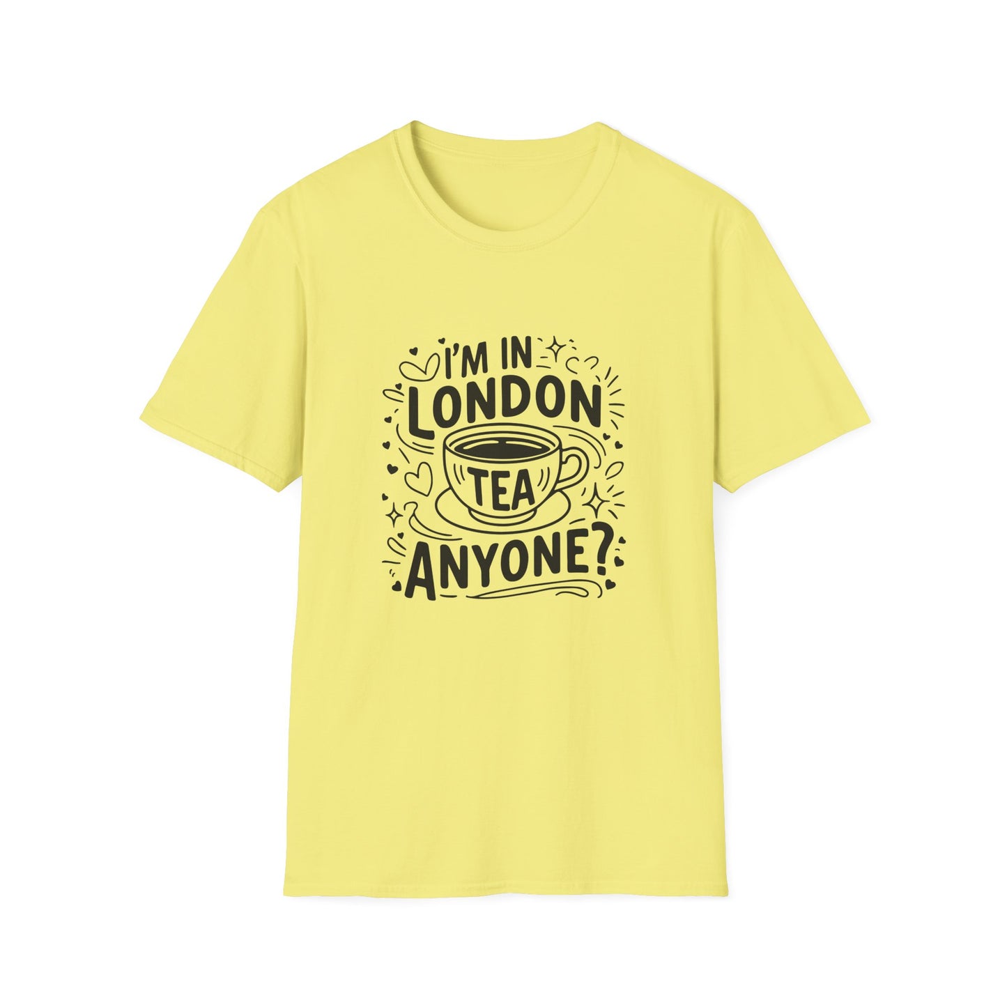 London's Nostalgic Tea Trendy Unisex Softstyle T-Shirt