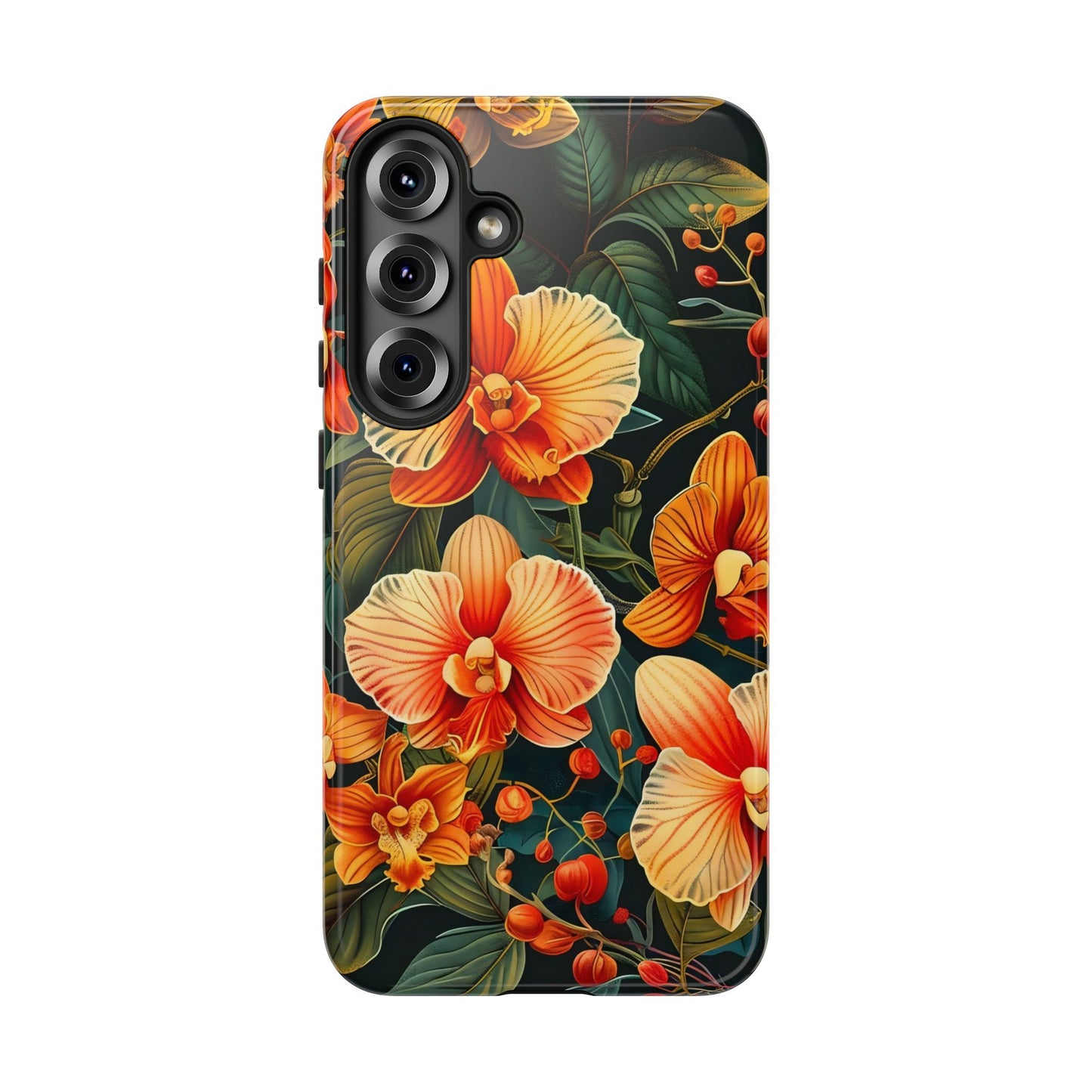 Floral Phone Case - Tough Cases, Protective Cover, Gift for Her, Smartphone Accessory, Floral Design, Nature-Inspired
