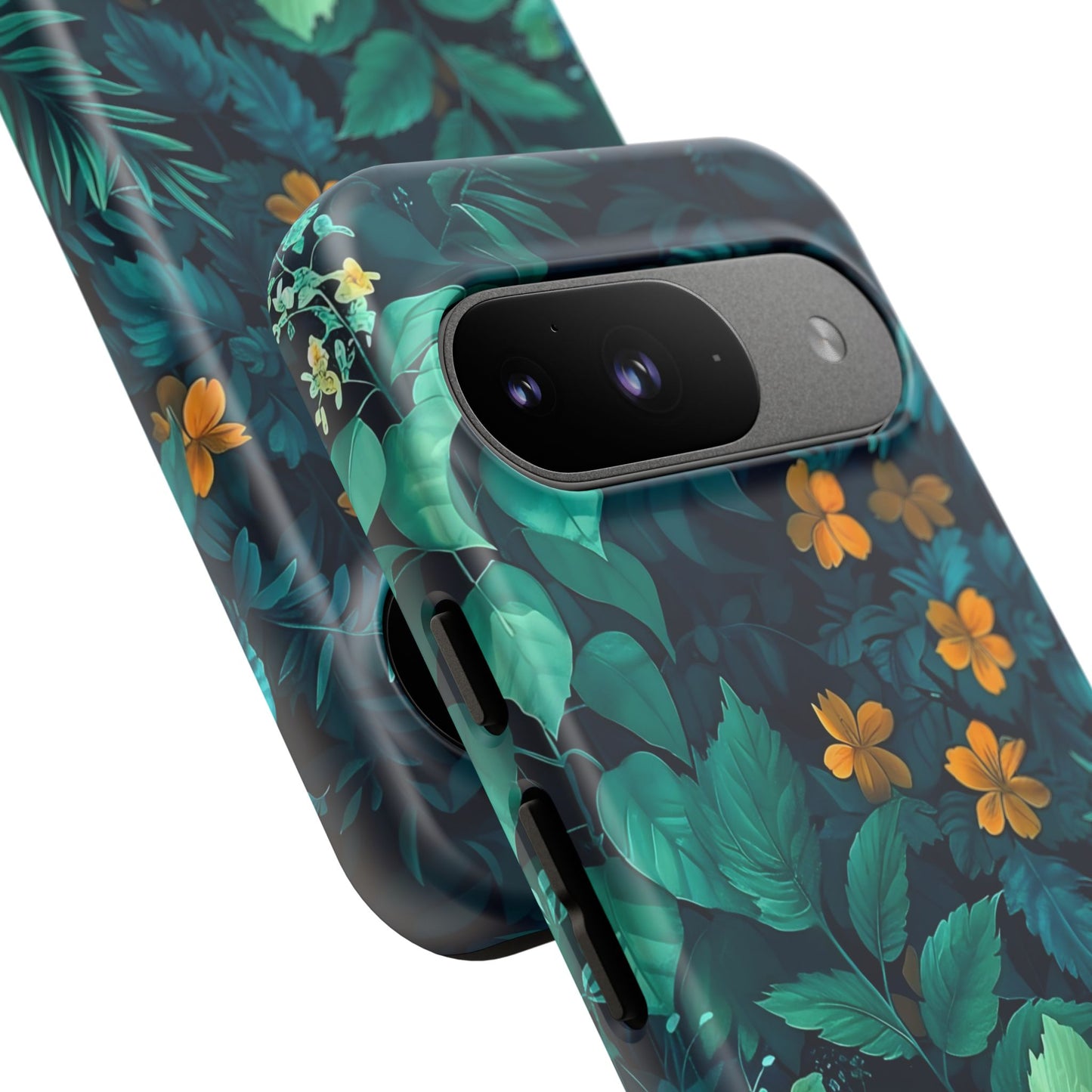 Tough Floral Phone Case, Floral Phone Cover, Nature-Inspired Phone Protector, Greenery Mobile Case, Eco-Friendly Gift Ideas