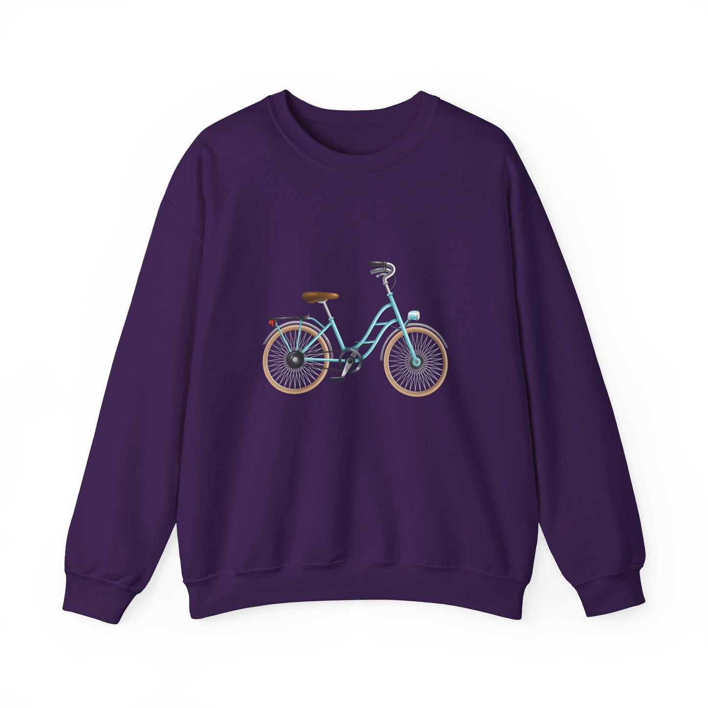 Unisex Heavy Blend™ Crewneck Sweatshirt Adorable - London's Style Classic Bicycle
