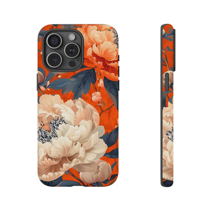 Floral Tough Case, Durable Floral Phone Case, Stylish Protection Case, Gift for Her, Spring Accessories, Mother’s Day Gift