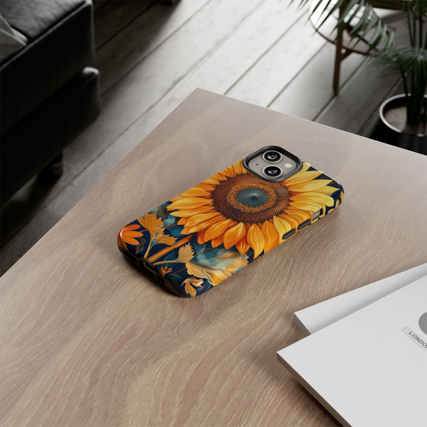 Sunflower Phone Case - Floral Design for Nature Lovers, Cute Spring Accessory, Gift for Her, Eco-Friendly Cover