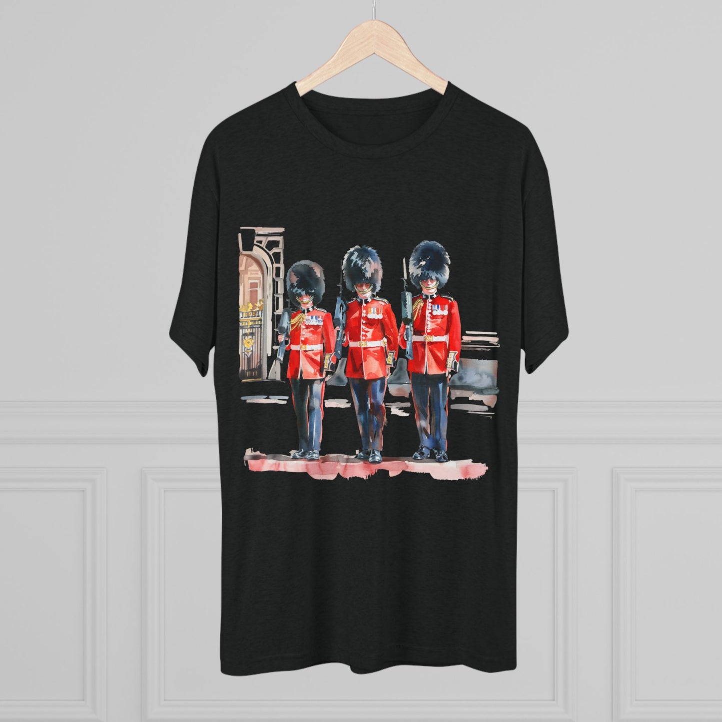 Red Jacket - Bodmin Keep: Cornwall's Army Museum Trendy Unisex Tri-Blend Crew Tee