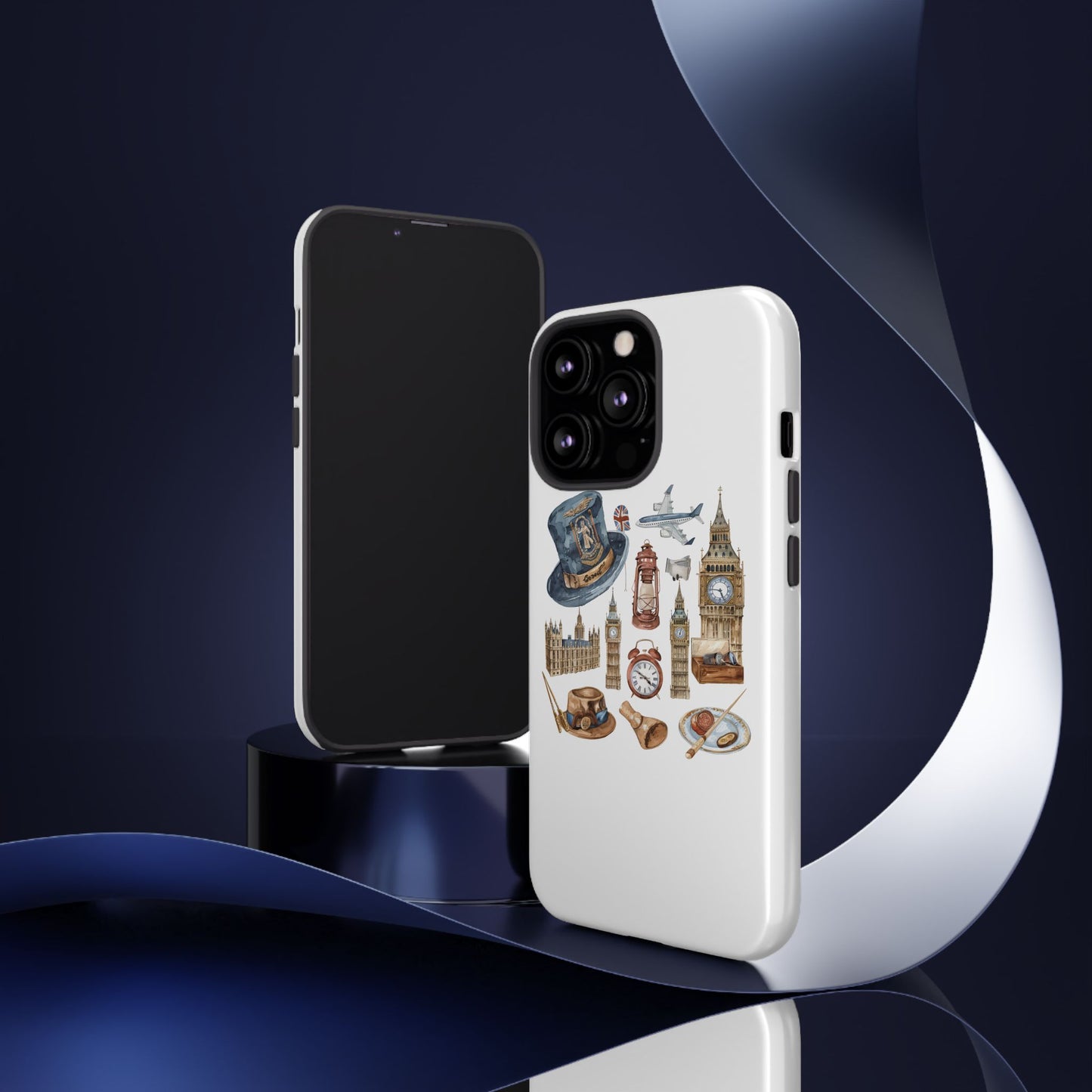 London-Themed Phone Case, Durable iPhone Cover, Gift for Travelers, Unique Cell Phone Accessories, Stylish Gadget Protection
