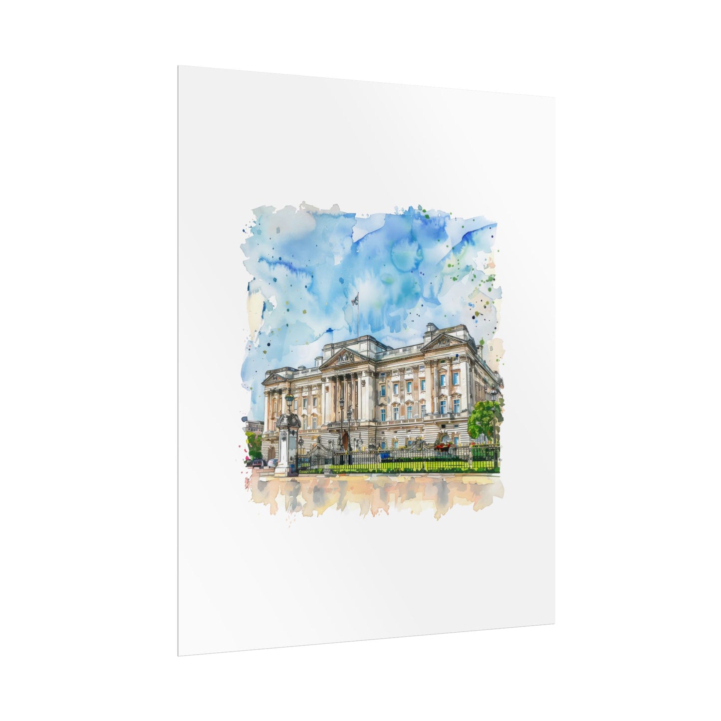 Watercolor Art Rolled Posters