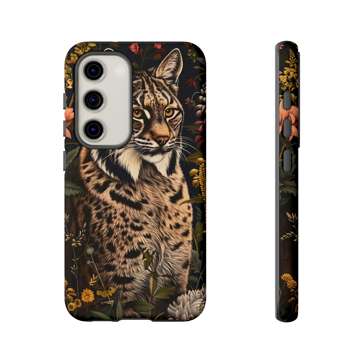 Wildlife Phone Case with Lynx Design, Tough Cases, Animal Lovers Gift, Nature Inspired Accessories, Unique Tech Protection