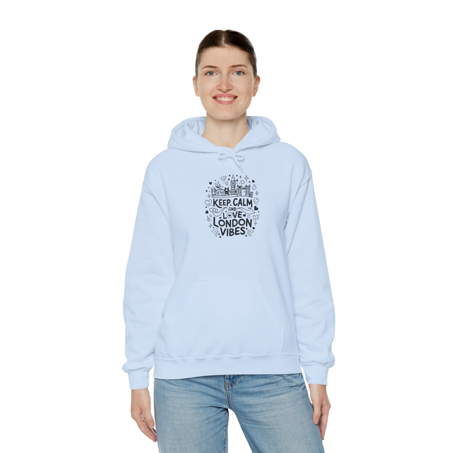 Unisex Heavy Blend™ Hooded Sweatshirt - Keep Calm and love London Vibes