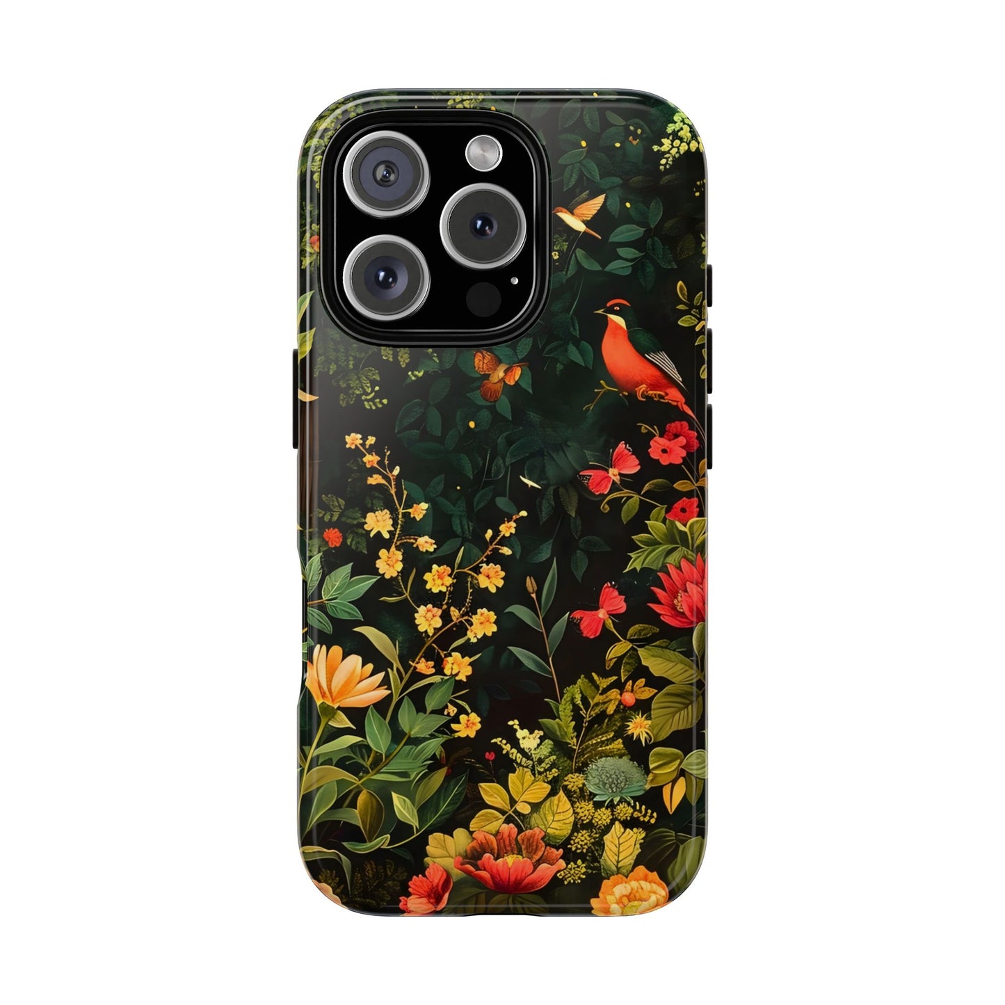 Floral Tough Phone Case, Nature-Inspired Design, Ideal for Garden Lovers, Gift for Birthdays, Christmas, Eco-Friendly Accessory