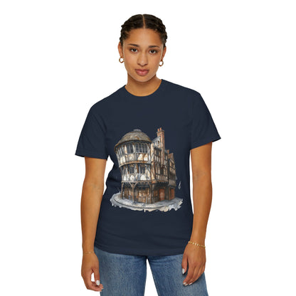 Unisex Garment-Dyed T-shirt - Cheers to Tradition - The Classic British Pub