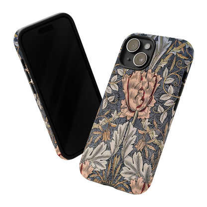 Floral Phone Case, Tough Cases for Stylish Protection, Flower Design, Gift for Her, Phone Accessories, Trendy Mobile Covers
