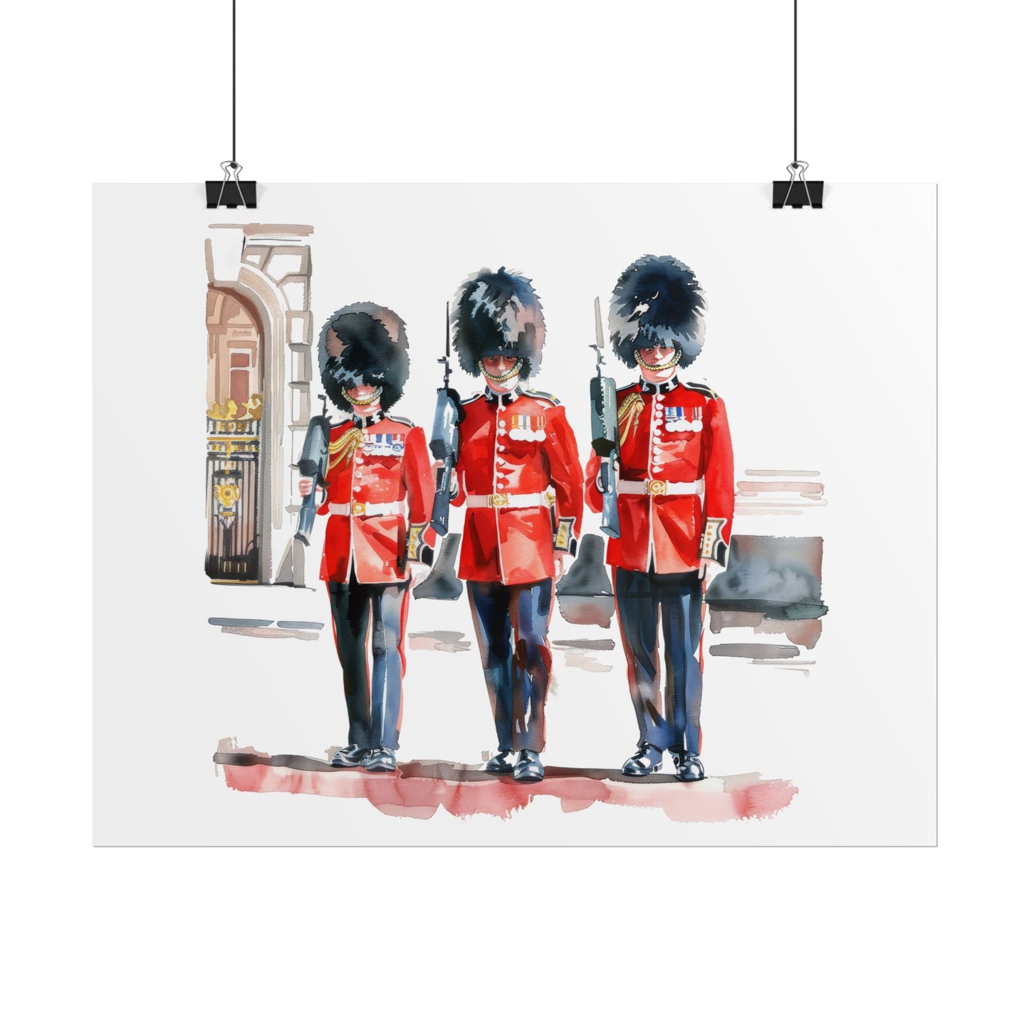 London Guard Roll-Up Posters, British Soldier Art Prints, Home Decor, Travel Gifts, Wall Art for Various Occasions