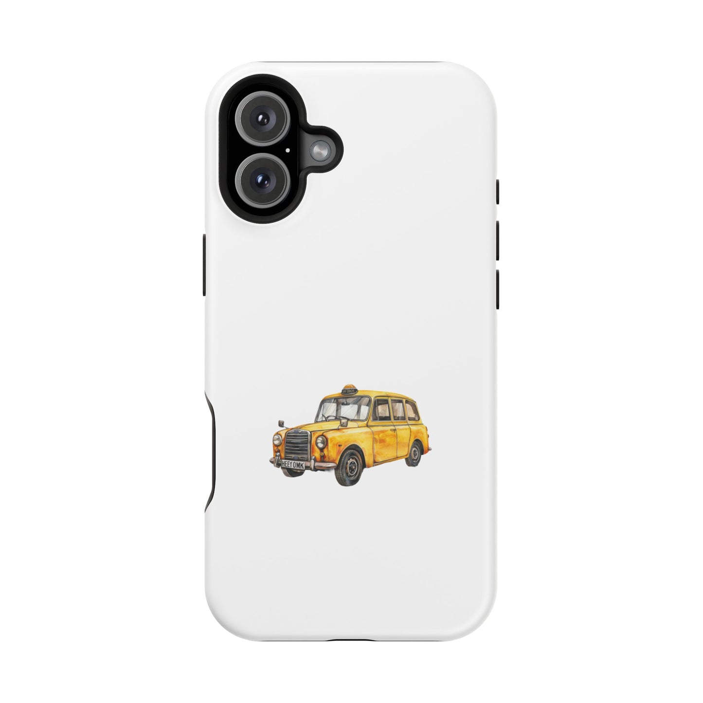 New York Taxi Magnetic Phone Case, Cute Gift for NYC Lovers, Travel Accessories, Unique Phone Cover, Durable Tough Case
