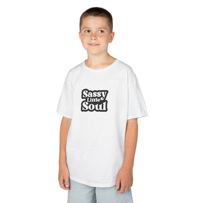 Kids Tee - Sassy Little Soul - Playful Cotton T-Shirt for Little Trendsetters