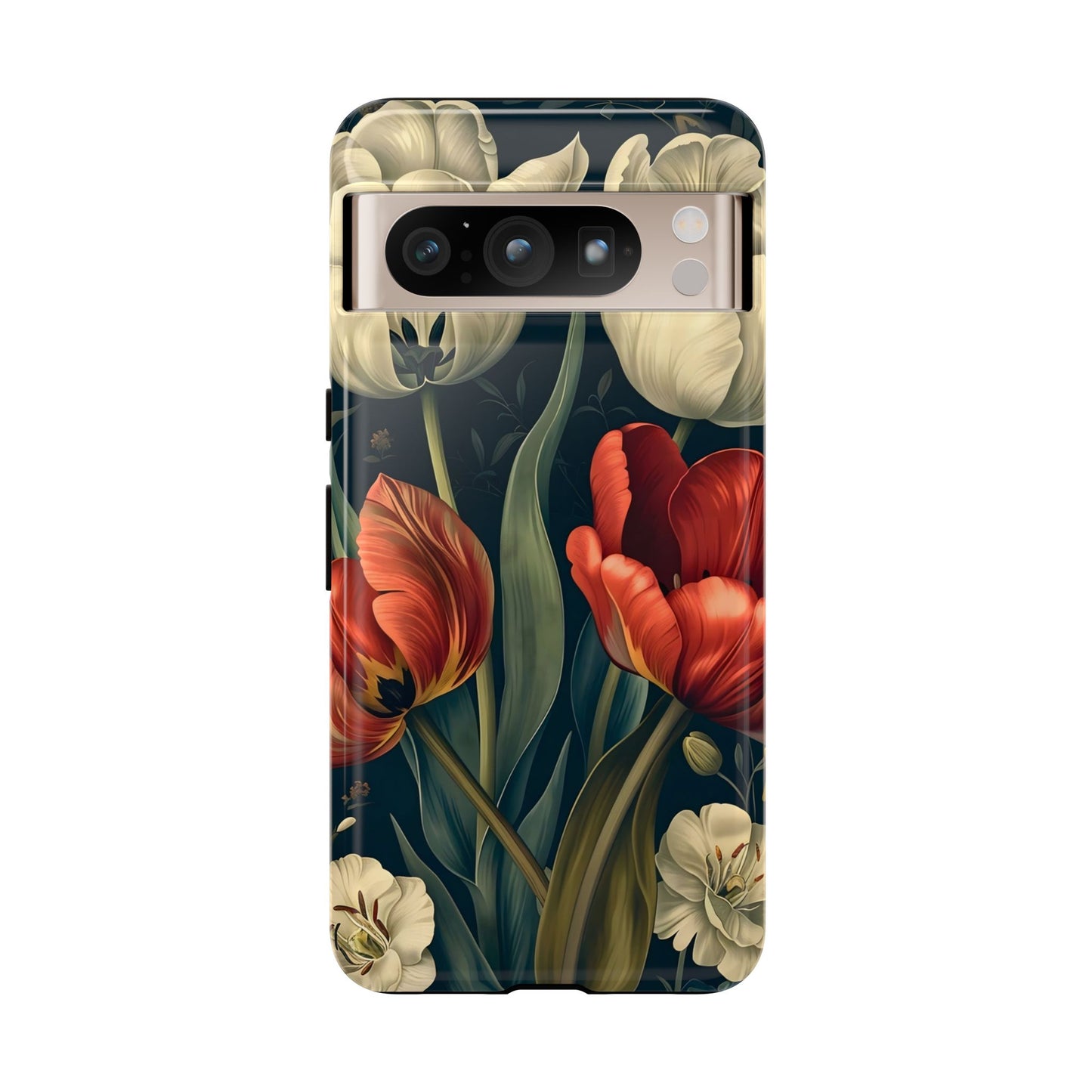 White Flower Tough Cases