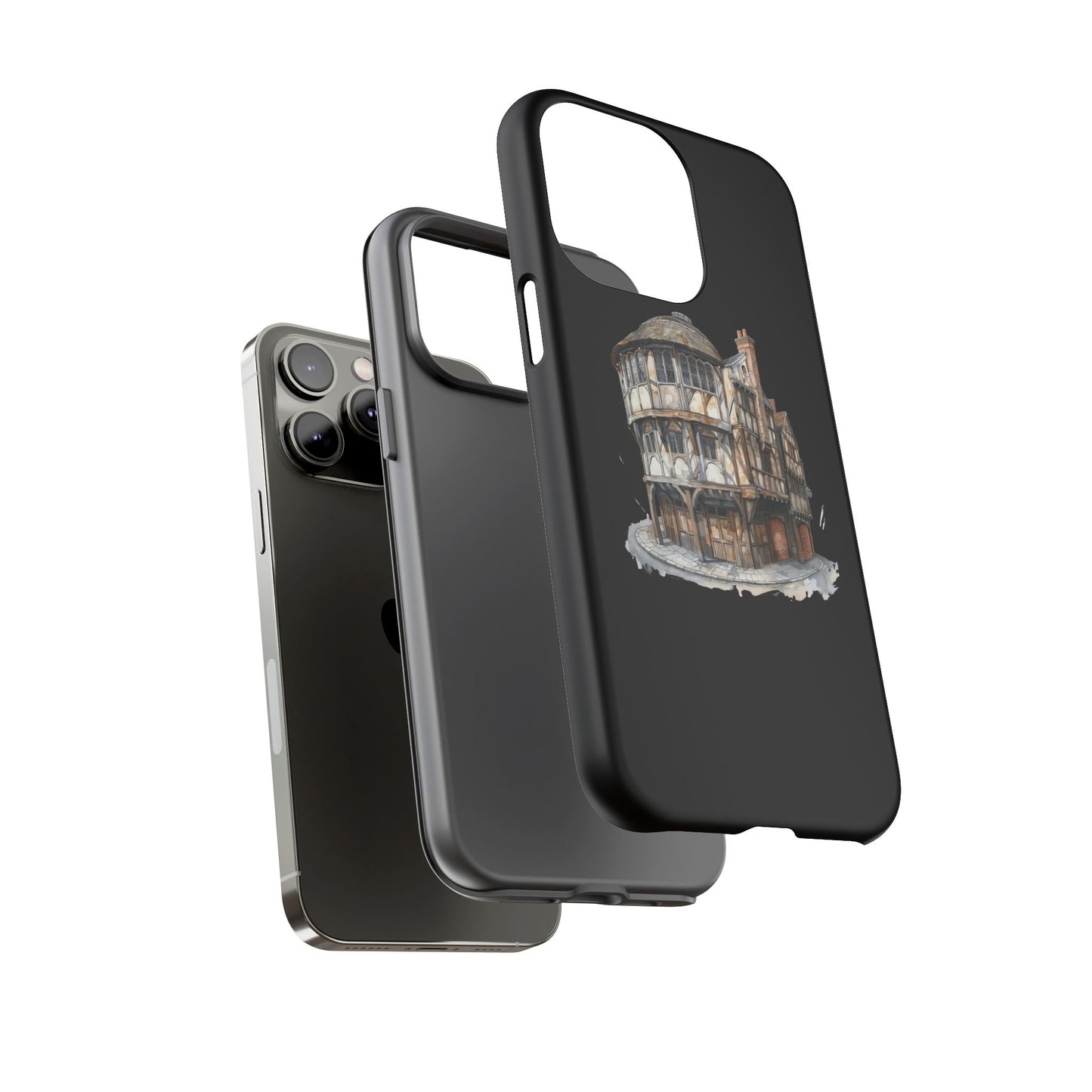 Stylish Phone Case featuring Unique Building Design, Art Lover Gift, Durable Phone Cover, Trendy Gadget Accessory, Unique Gift for Her