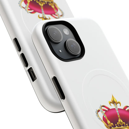 Crown Magnetic Phone Case - Royal Design, Tough Protection, Unique Gift, Elegant Phone Cover, Stylish Tech Accessory