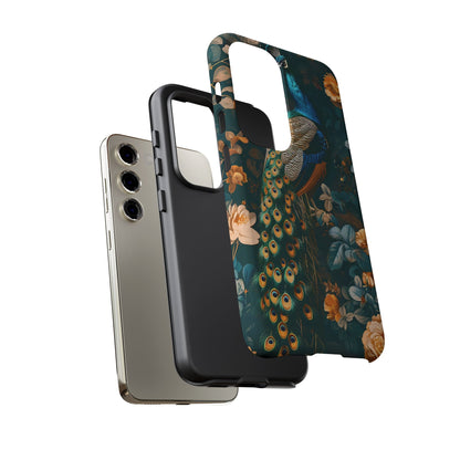 Peacock Phone Case - Elegant Floral Design, Tough Case for Protection, Unique Gift for Nature Lovers, Stylish Accessory, Eco-Friendly