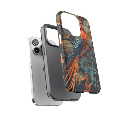Vibrant Phone Case with Exotic Bird Design, Floral Phone Cover, Tough Case for Nature Lovers, Unique Gift Idea, Phone Accessory, [...]