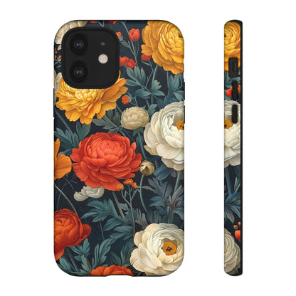 Floral Tough Case for Phones | Durable Floral Phone Cover, Boho Chic, Unique Gift for Her, Phone Protection, Flower Design