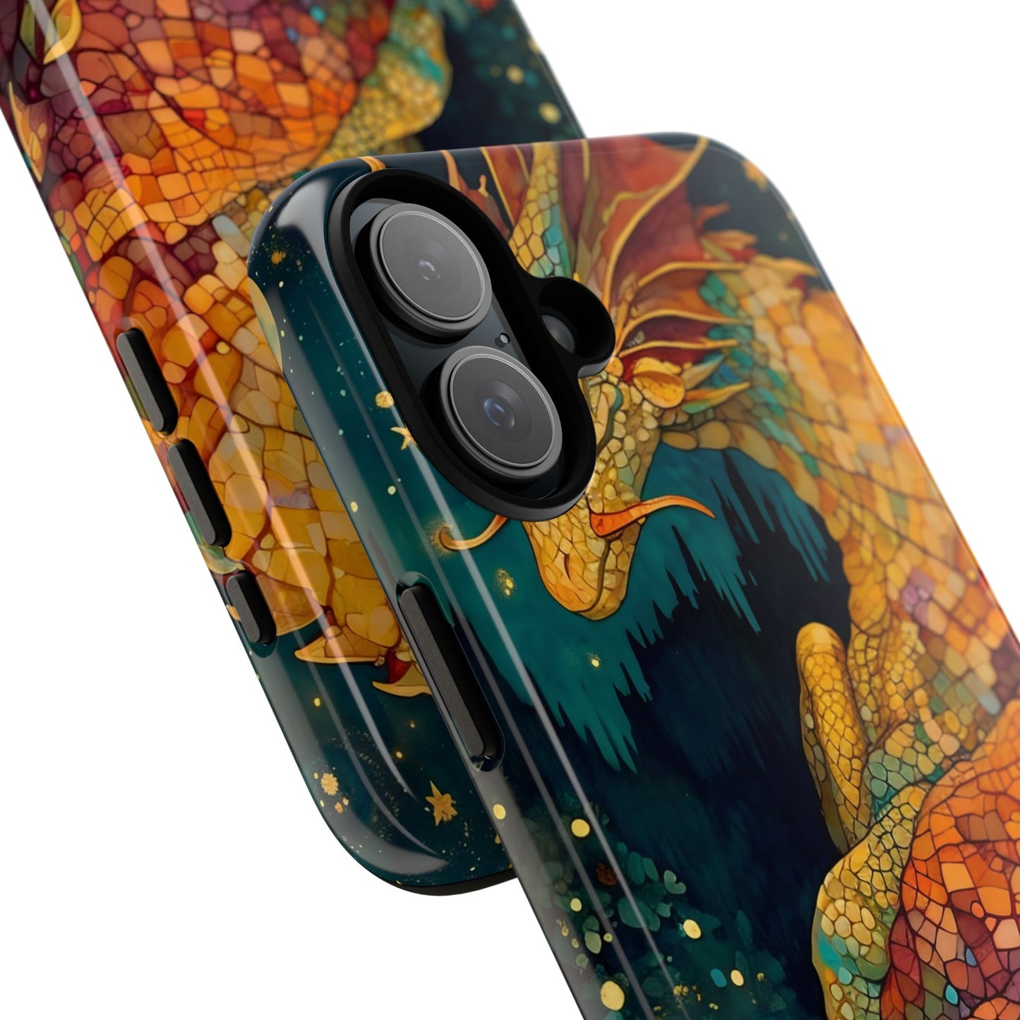 Dragon Art Phone Case, Tough Phone Cover, Fantasy Gift, Unique Mobile Accessory, Dragon Lover Gift, Stylish Protection