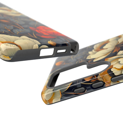 Floral Phone Case - Tough Cases, Stylish Mobile Cover, Flower Design, Holiday Gift, Trendy Accessory, Eco-Friendly Case