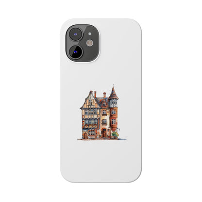 Charming House Design Slim Phone Cases - Perfect for Home Decor Lovers, Gifts, Phone Accessories, Unique, Personalized