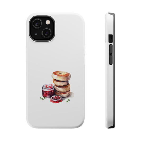 Artistic Phone Cases, Personalized Cases for Food Lovers, Stylish Magnetic Tough Cases, Unique Gift for Foodies, Trendy Accessories