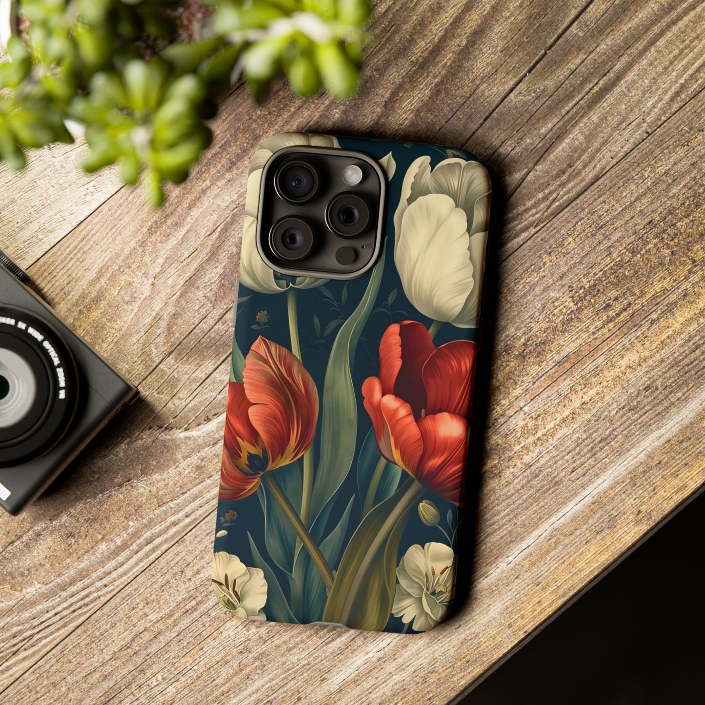 White Flower Tough Cases
