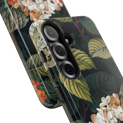 Floral Phone Case - Tough Cases, Nature Lover Gift, Floral Design, Botanical Phone Cover, Stylish Cellphone Accessory, Mother's Day Gift