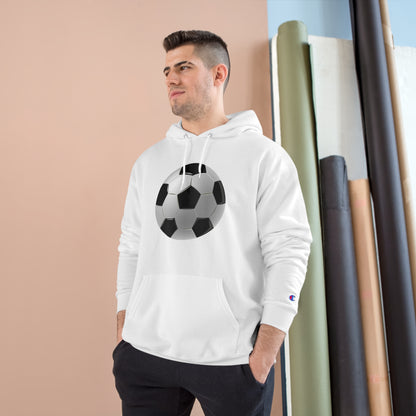 Dynamic Football Design - Sports Passion and Energeic Champion Hoodie