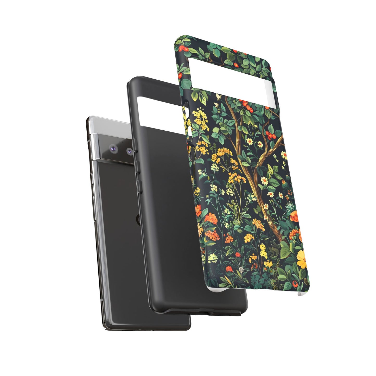 Floral Phone Case - Tough Cases, Colorful Nature Design, Gift for Flower Lovers, Phone Accessory, Unique Cell Phone Cover