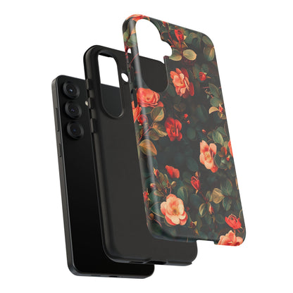 Floral Phone Case - Elegant Floral Design, Tough Protective Case, Perfect Gift for Her, Trendy Phone Accessories, Mother’s Day, Birthday